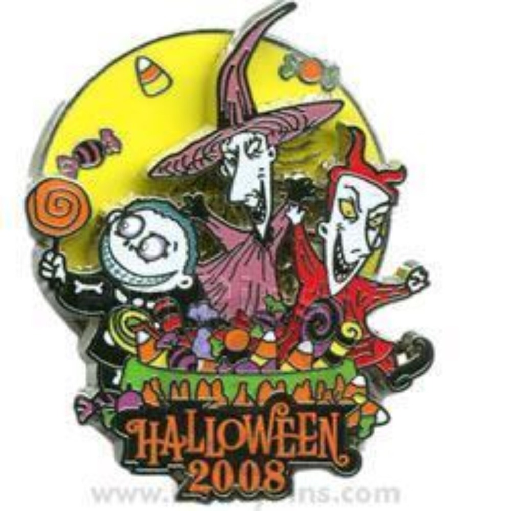 Disney Pin 63483 WDW Halloween‎ Lock Shock Barrel Nightmare Before Christmas LE